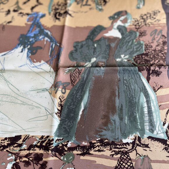 Christian Lacroix Silk Scarf – Fashion Sketch Design - Picture 5 of 15